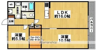 第3山内マンション【402号室】の間取り