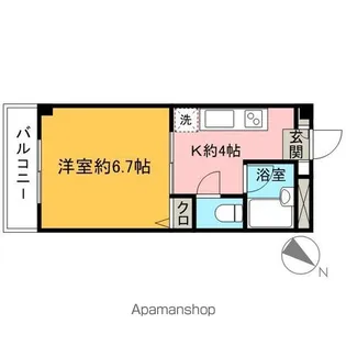 ベルハウス2番館【3階】の間取り