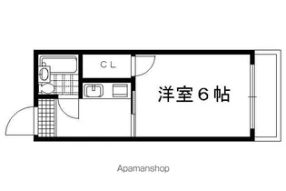 コーポ藤井【202号室】の間取り