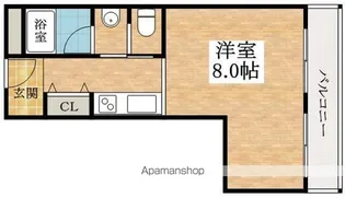 天美ハイツ【2階】の間取り