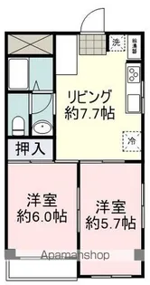 カーサミラ常磐町【3階】の間取り