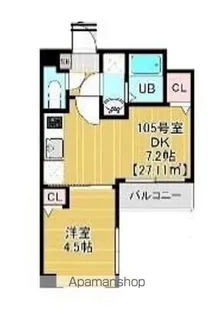 ソル ド レーヴ アッシュ【1階】の間取り