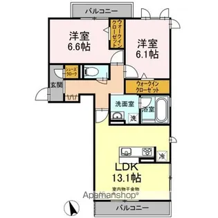 GRAND C’EST LA VIE(グランセラヴィ)【3階】の間取り