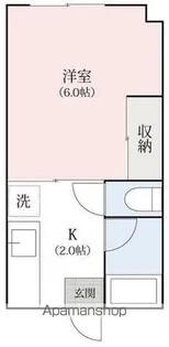 クリーンハイツ【306号室】の間取り