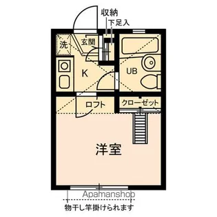 カフーかしわ台【1階】の間取り