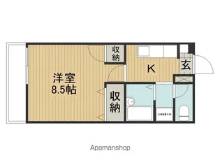 シティハイツM【204号室】の間取り