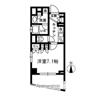 レジディア中落合B棟【2階】の間取り