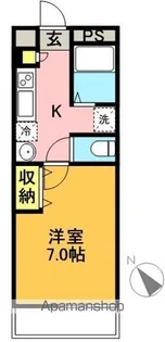 コンプリオ【105号室】の間取り