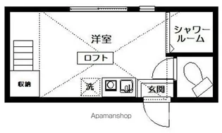 アーバンプレイス早稲田Ⅵ【2階】の間取り