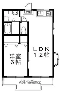 メゾンドール本間【C401号室】の間取り