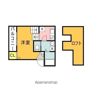 グランツレジデンス吉塚【2階】の間取り