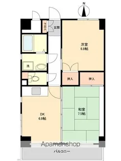 リビングステージ南仙台【10階】の間取り