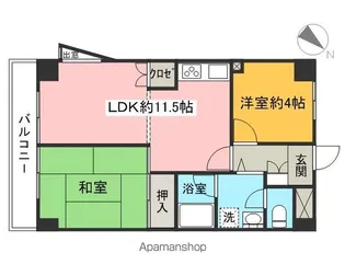 入間市駅前ビル【4階】の間取り