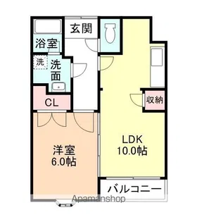 ラ・ヴィラ大沢野【402号室】の間取り