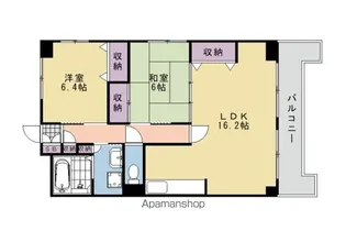 イースタン平野路【301号室】の間取り