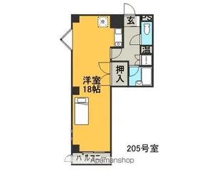 VIP-IN太平洋ノースヒルズ【4階】の間取り