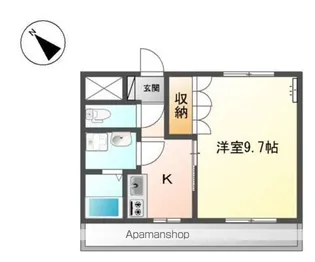 グリーンヒルズ【2階】の間取り