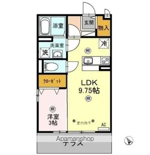 パストラル AB【1階】の間取り