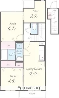 2SDKの間取り画像