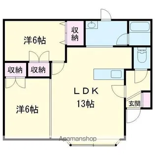 シエムⅡ【301号室】の間取り