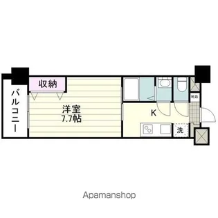 RJRプレシア郡元スクエア【404号室】の間取り