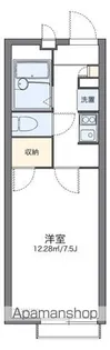 レオパレス神宮の杜【2階】の間取り