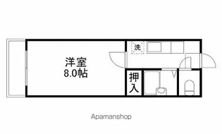 アストリー京町台【3階】の間取り