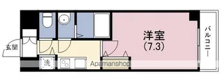 プランドール北浜【2階】の間取り