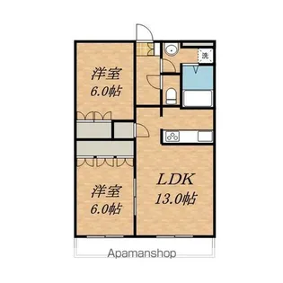アーバンプレイス【2階】の間取り