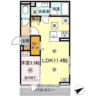 リオ ポンテ【1階】の間取り