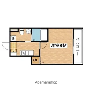ジ アメニティ千里山【5階】の間取り