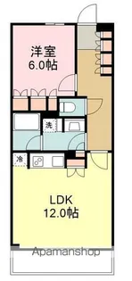 パークアクシス仙台【4階】の間取り