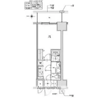 SーRESIDENCE志賀本通DEARLY(ディアリー)【1503号室】の間取り