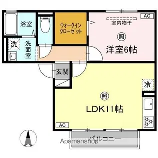 ロイヤルビレッジYS Ⅵ【1階】の間取り