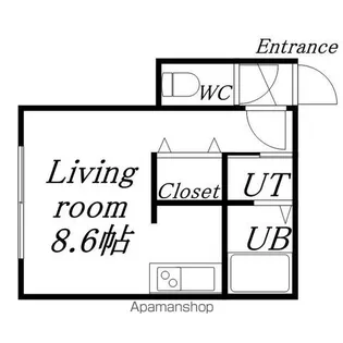 ハイツさくら【302号室】の間取り