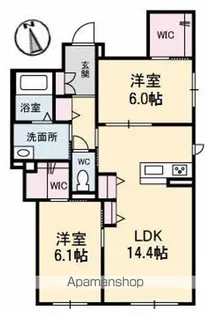 パルテ アリオーソ【1階】の間取り