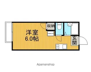 シャトーレ金森【103号室】の間取り