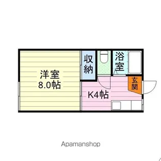 フォーブル吉住【102号室】の間取り