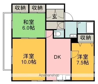 ルーエ井口 C棟【2階】の間取り