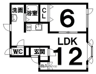 マリアージュ21【1階】の間取り