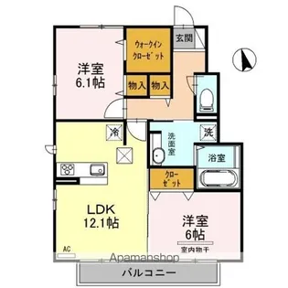 得蔵 壱番館【1階】の間取り