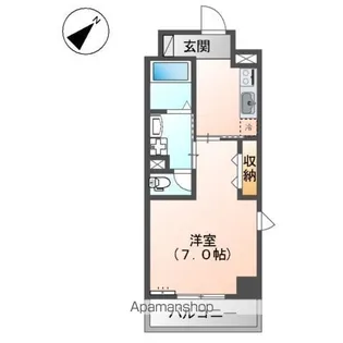 アンゼリカ【2階】の間取り