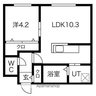 JB千歳【3階】の間取り