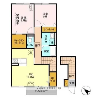 ユーミー【2階】の間取り