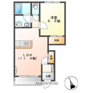 アヴァンティ【1階】の間取り