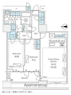 三田ガーデンヒルズ イーストヒル【4階】の間取り