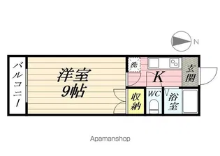 コーポドリーム【405号室】の間取り
