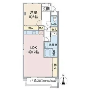 ピア葵【1階】の間取り