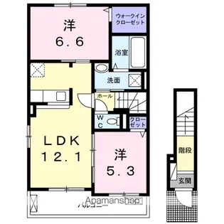 ラベイユ【2階】の間取り
