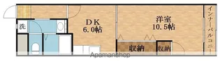 アサヒマンション【4階】の間取り